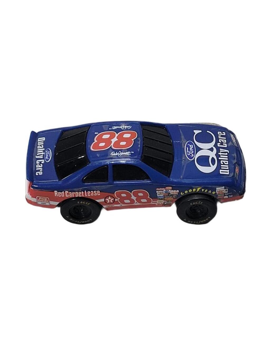 Vintage Dale Jarrett #88 Quality Care Ford Taurus NASCAR Slot Car 3.75"